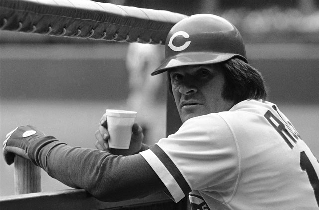 Pete Rose met koffie in de hand