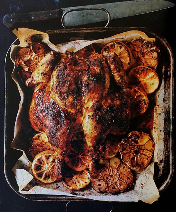 Kip in oven met krokant korstje.